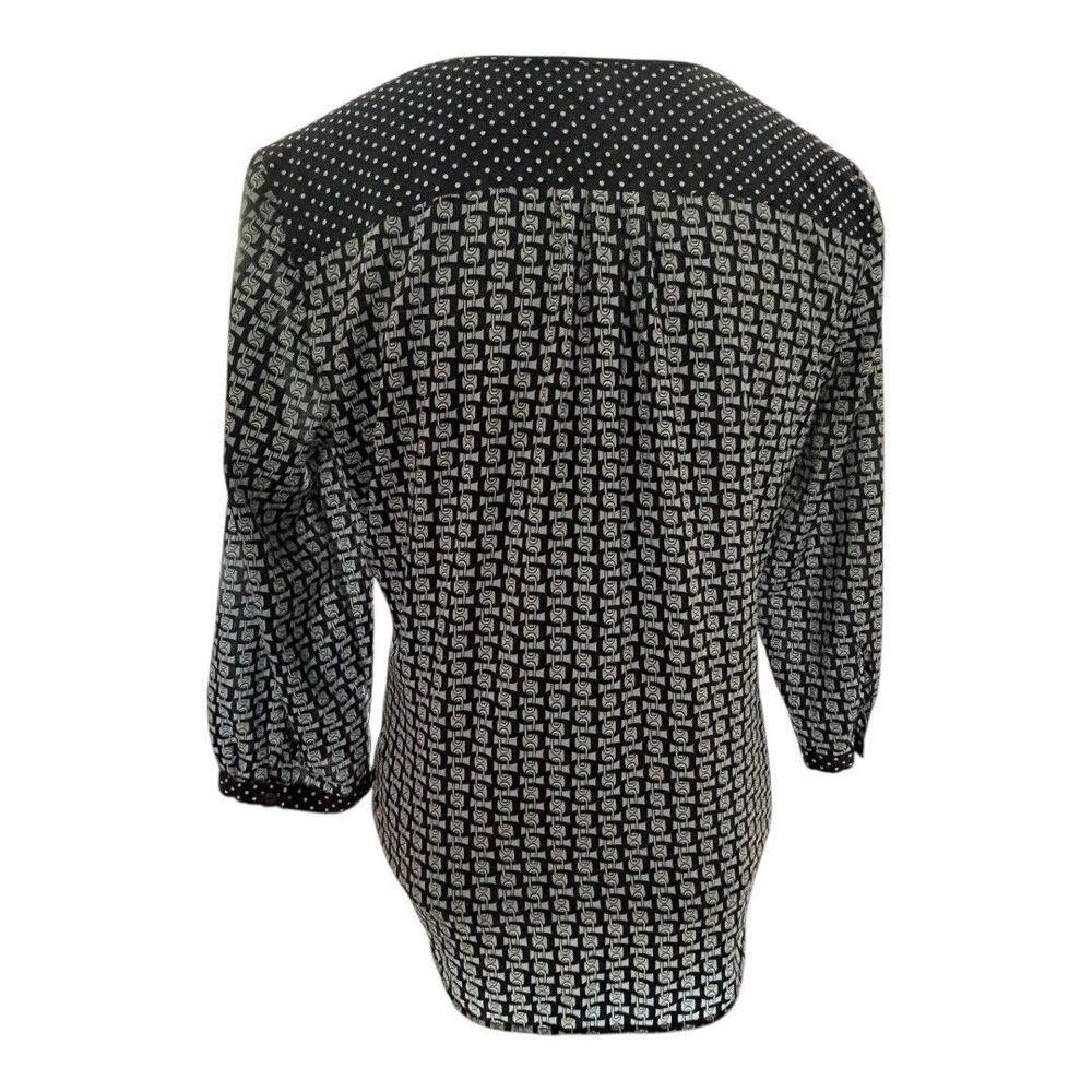 Talbots Equestrian Chain Link Button Down Blouse … - image 6